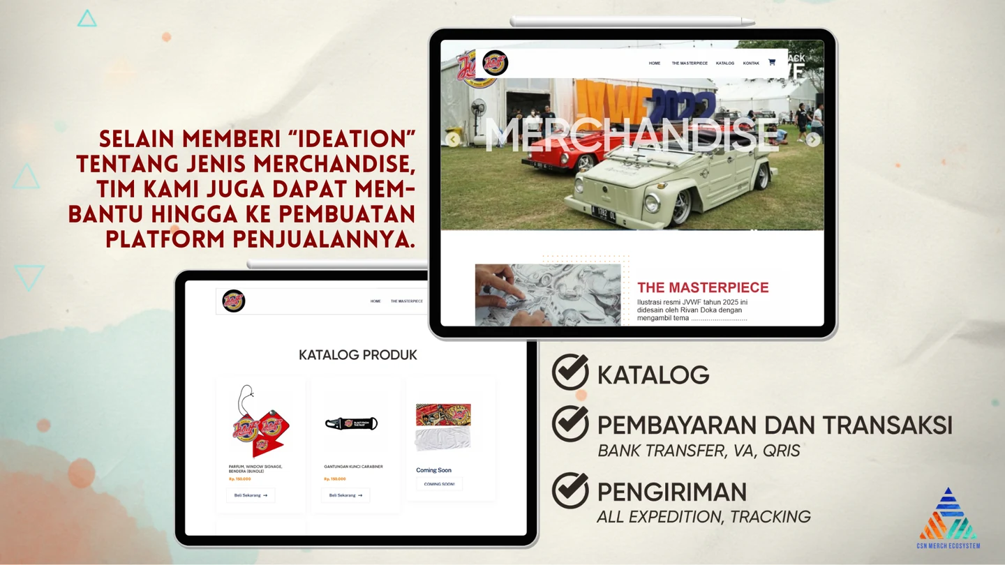 Merch ideation dan platform penjualan
