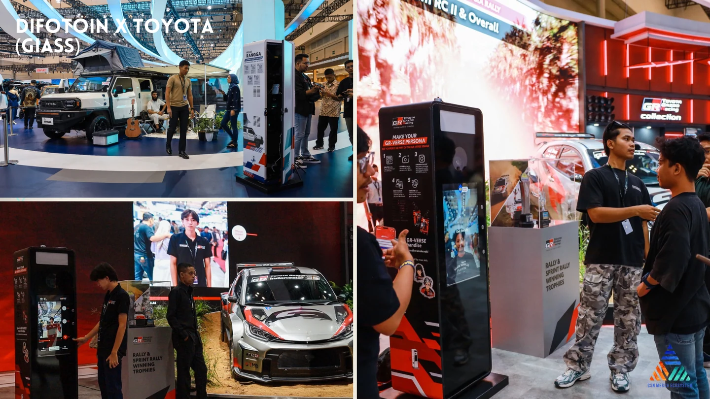 Aktivasi Difotoin dan Toyota di GIIAS